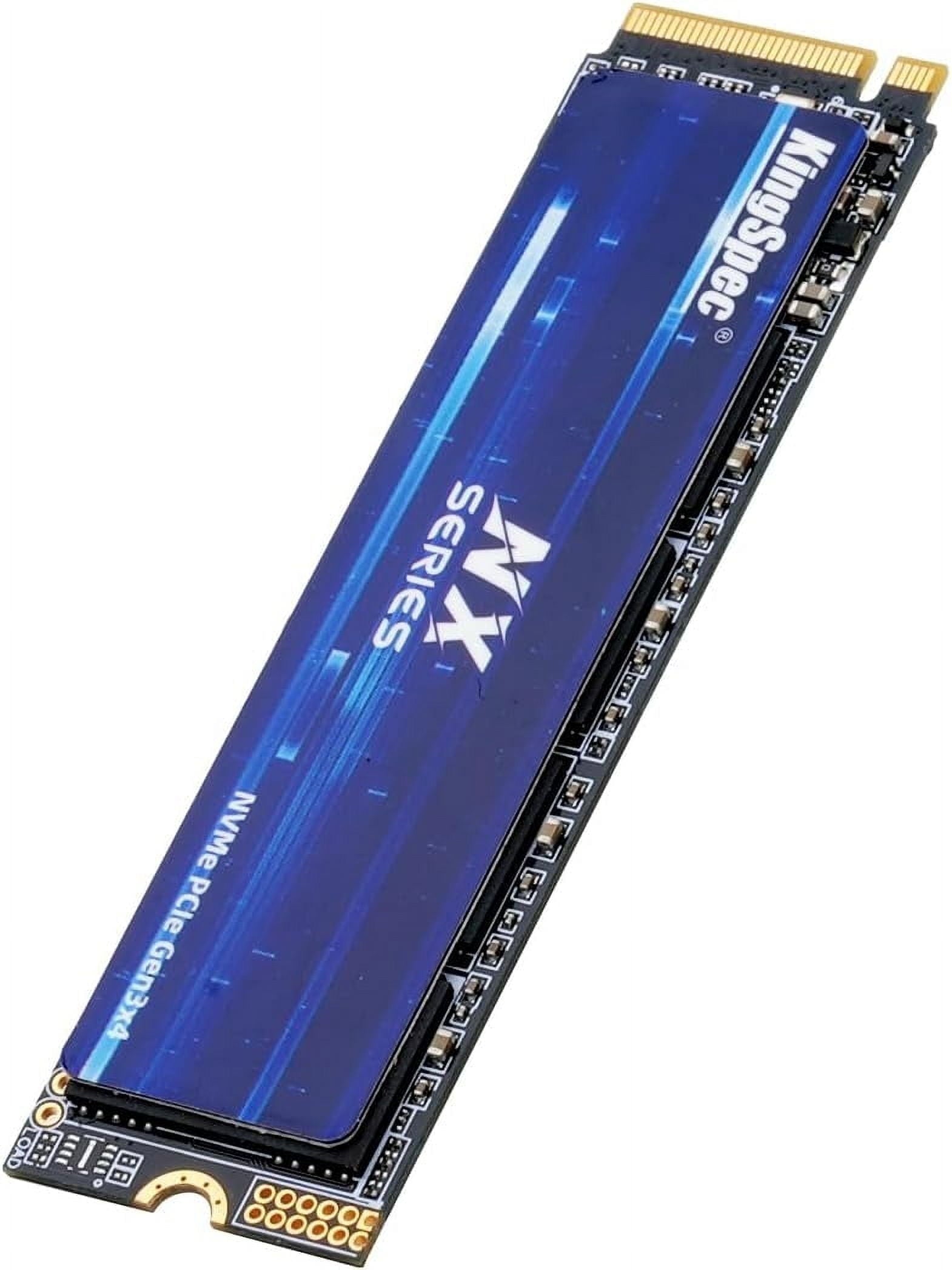 KingSpec NX 512GB Gen3x4 NVMe M.2 SSD -Up to 3500MB/s, 3D NAND Flash M