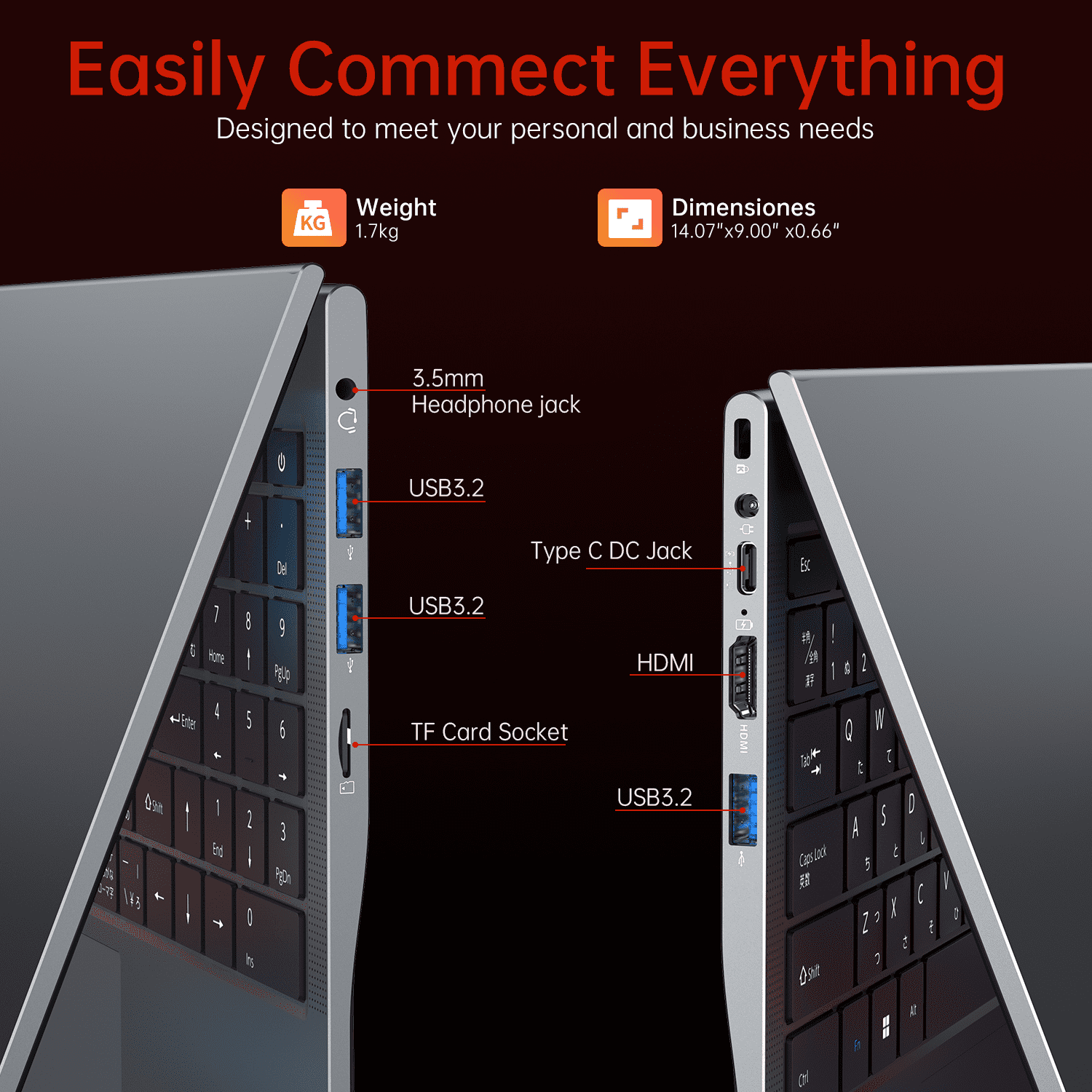 ACEMAGIC 15.6'' FHD Gaming Laptop AMD Ryzen 7 5700U up to 4.3GHz 16GB