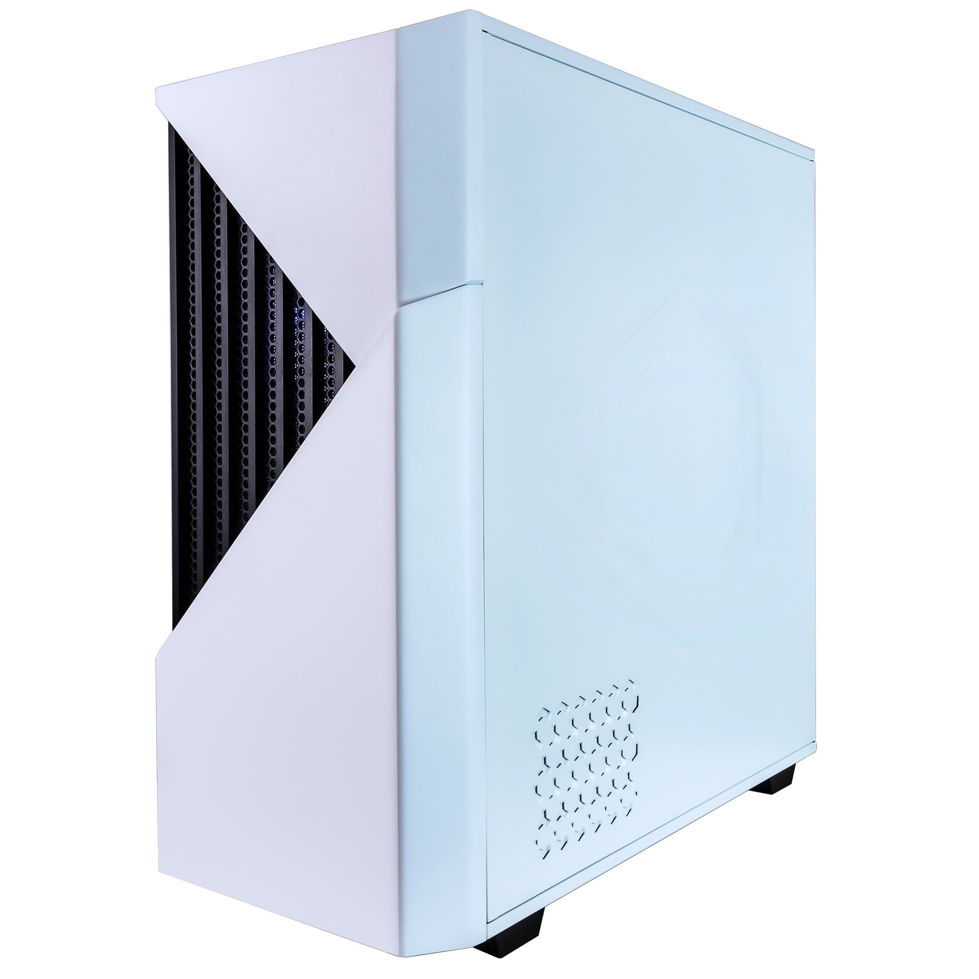 Periphio Castle Gaming Desktops, AMD Ryzen 5 5600G, 16GB, 1TB SSD, Whi