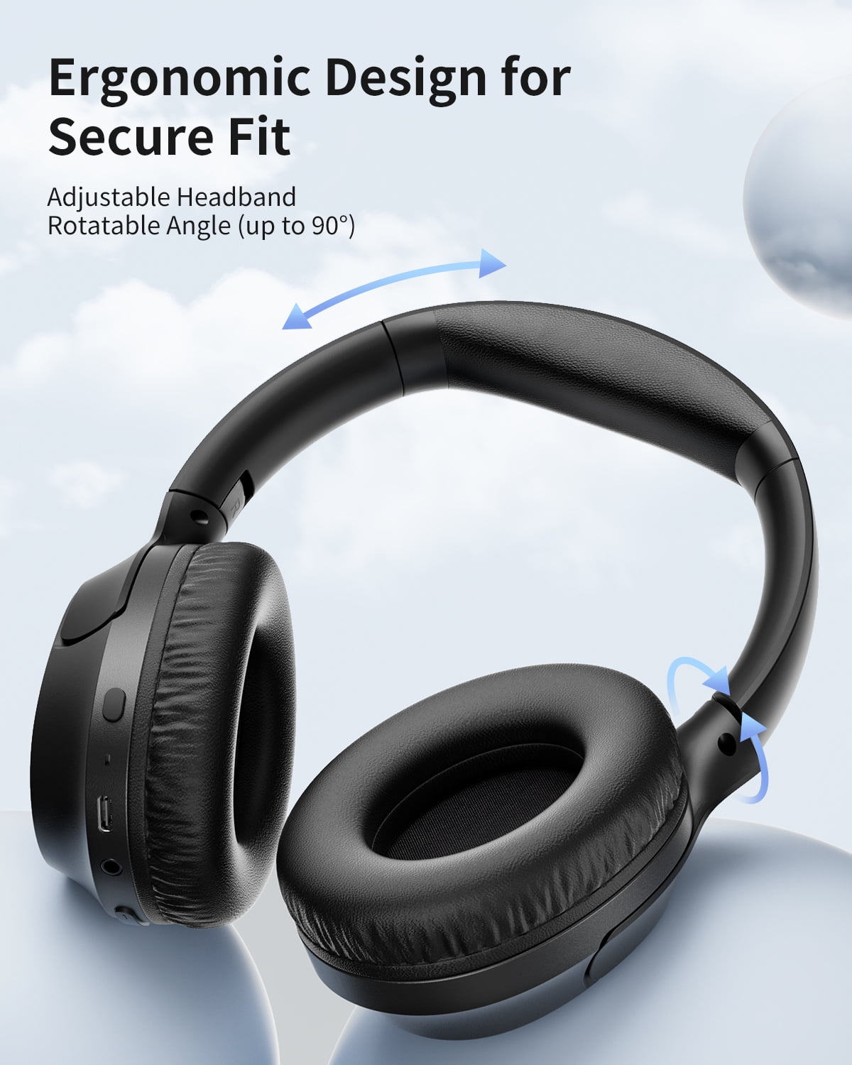 wegear Bluetooth Over-Ear Headphones with Mic ,Gaming Wireless & Corde