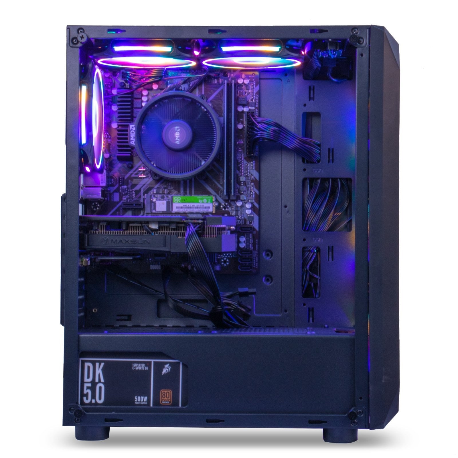 MXZ Gaming PC Computer AMD Ryzen 5 3500X 3.6GHz,RX6500XT,B450M,8GB DDR