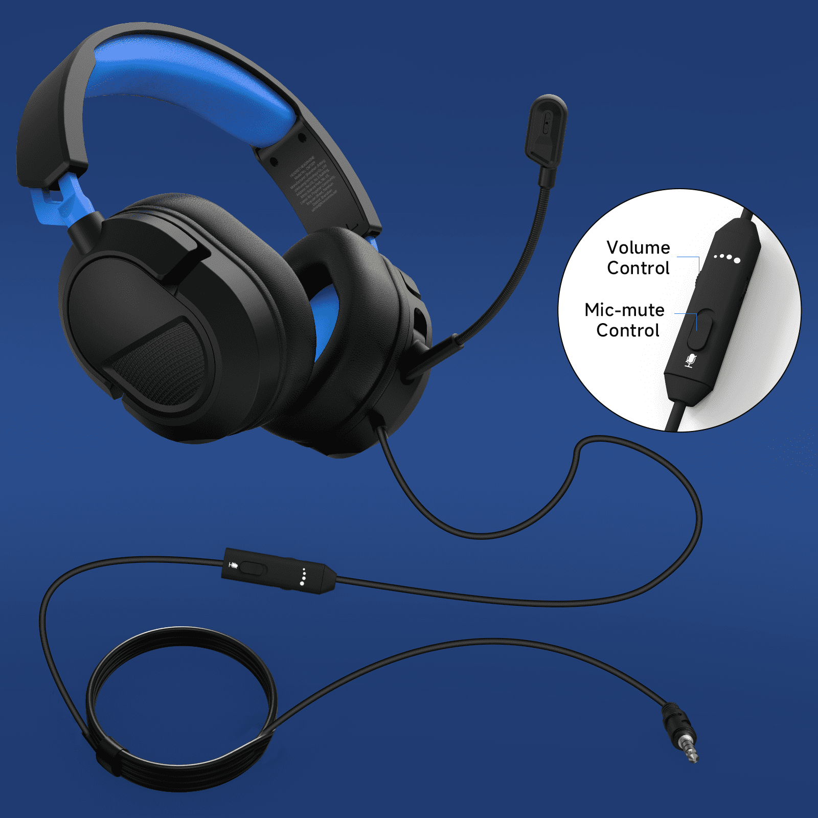FONHAID Gaming Headset for PS5, PS4, PC, Laptop, Switch, MAC, Xbox Hea