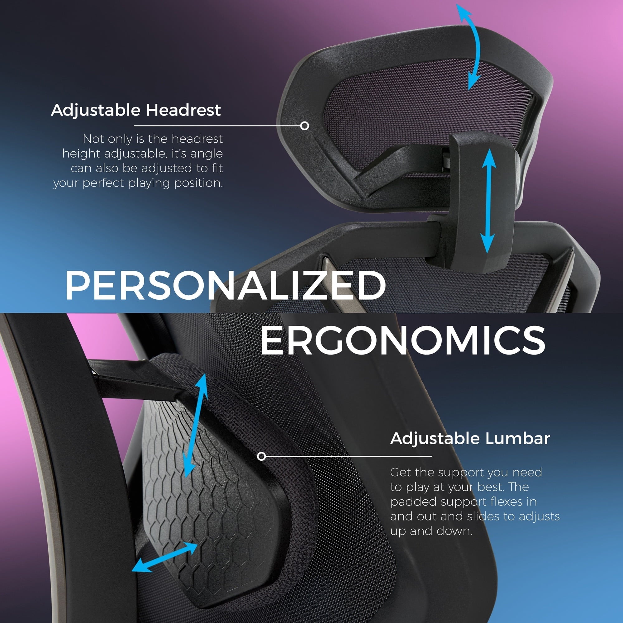 Lenovo Legion Mesh Gaming Chair Space Gray