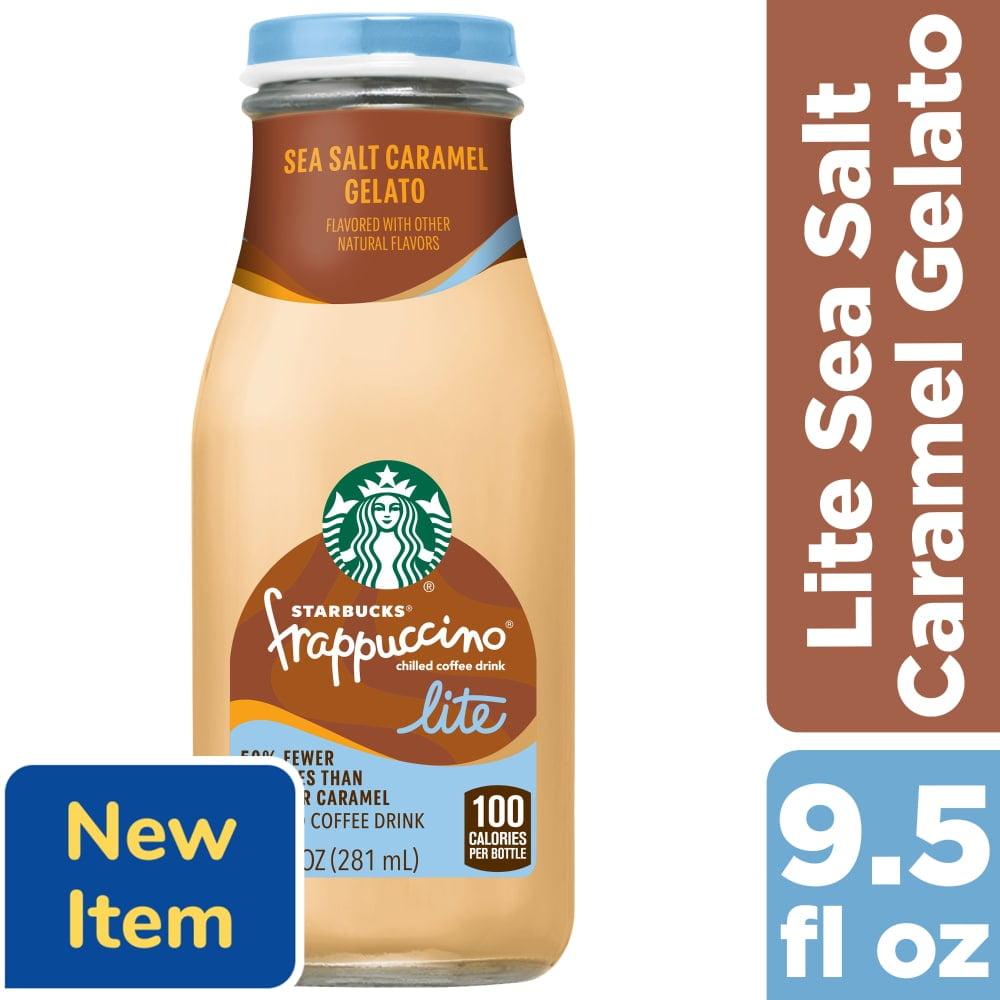 Starbucks Frappuccino Lite Sea Salt Caramel Gelato Iced Coffee Bottle