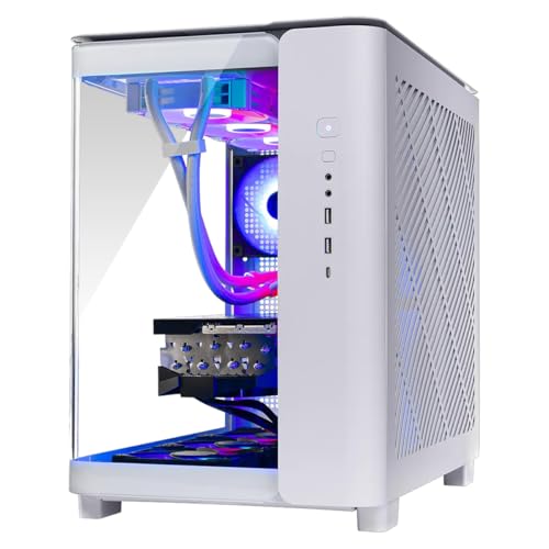 Skytech Archangel Gaming PC Desktop, Ryzen 7 5700 3.7 GHz (4.6GHz Turbo Boost), AMD RX 6600 8GB GDDR6, 1TB SSD, 16GB DDR4 RAM 3200, 650W Gold PSU, Wi-Fi, Win 11 Home