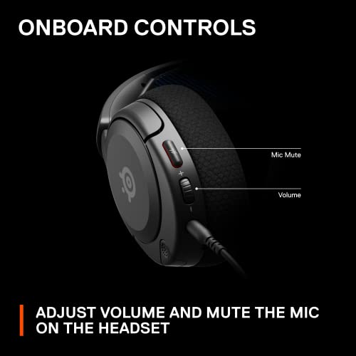 New SteelSeries Arctis Nova 1P Multi-System Gaming Headset — Hi-Fi Drivers — 360° Spatial Audio — Comfort Design — Durable — Lightweight — Noise-Cancelling Mic — PS5/PS4, PC, Xbox, Switch - White