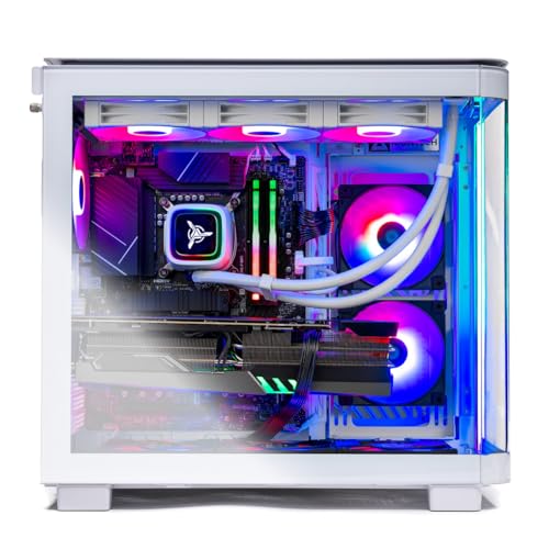 Skytech Archangel Gaming PC Desktop, Ryzen 7 5700 3.7 GHz (4.6GHz Turbo Boost), AMD RX 6600 8GB GDDR6, 1TB SSD, 16GB DDR4 RAM 3200, 650W Gold PSU, Wi-Fi, Win 11 Home