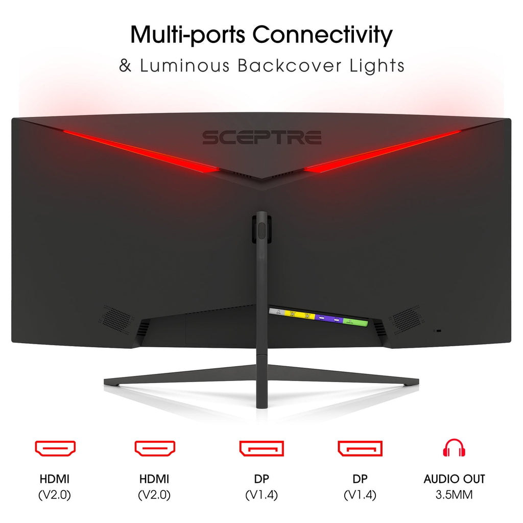 Sceptre New Curved 30-inch Gaming monitor up to 200Hz 1800R 2025