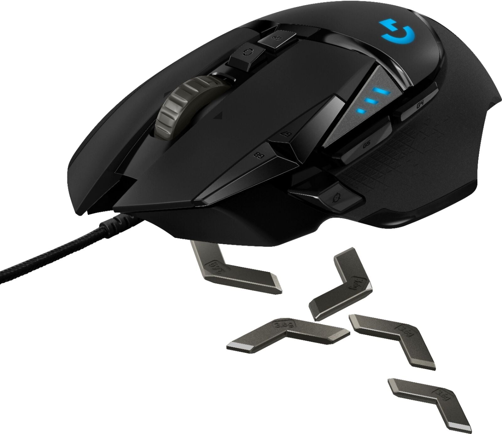 Logitech - G502 HERO Wired Optical Gaming Mouse with RGB Lighting - Bl