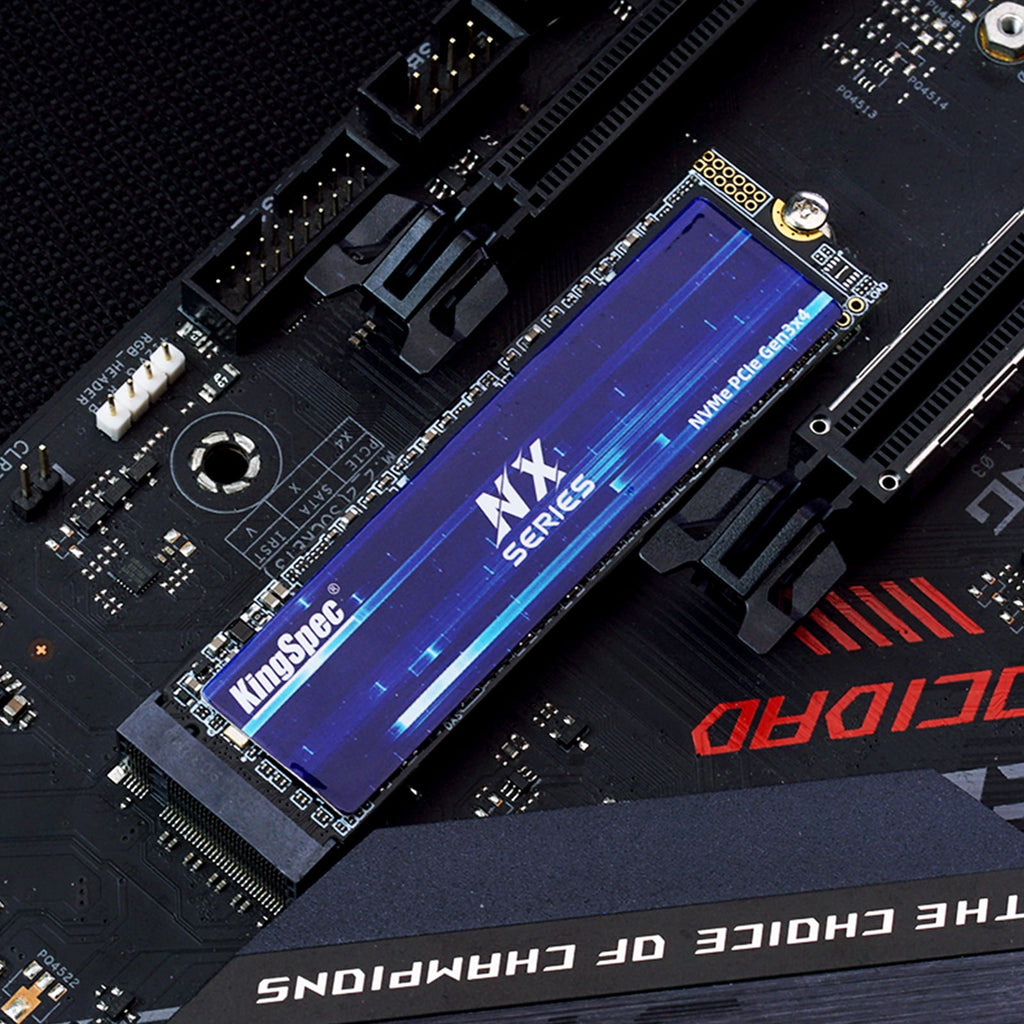 KingSpec NX 512GB Gen3x4 NVMe M.2 SSD -Up to 3500MB/s, 3D NAND Flash M