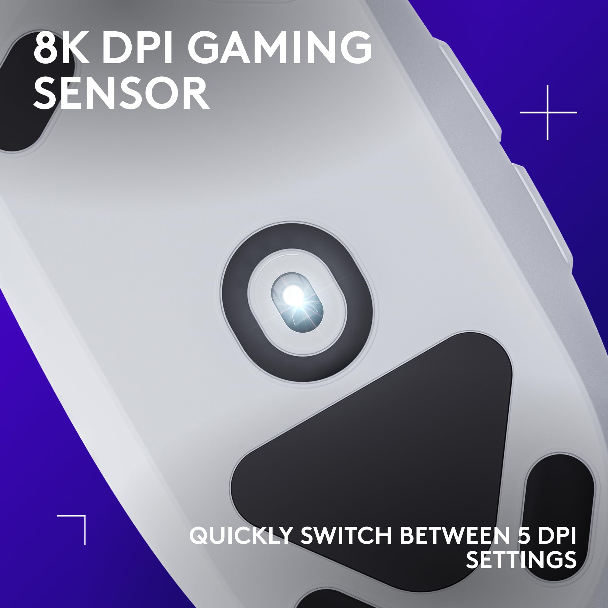 Logitech G203 Wired Gaming Mouse, 8,000 DPI, Rainbow Optical Effect LIGHTSYNC RGB, 6 Programmable Buttons, On-Board Memory, Screen Mapping, PC/Mac Computer and Laptop Compatible - Black