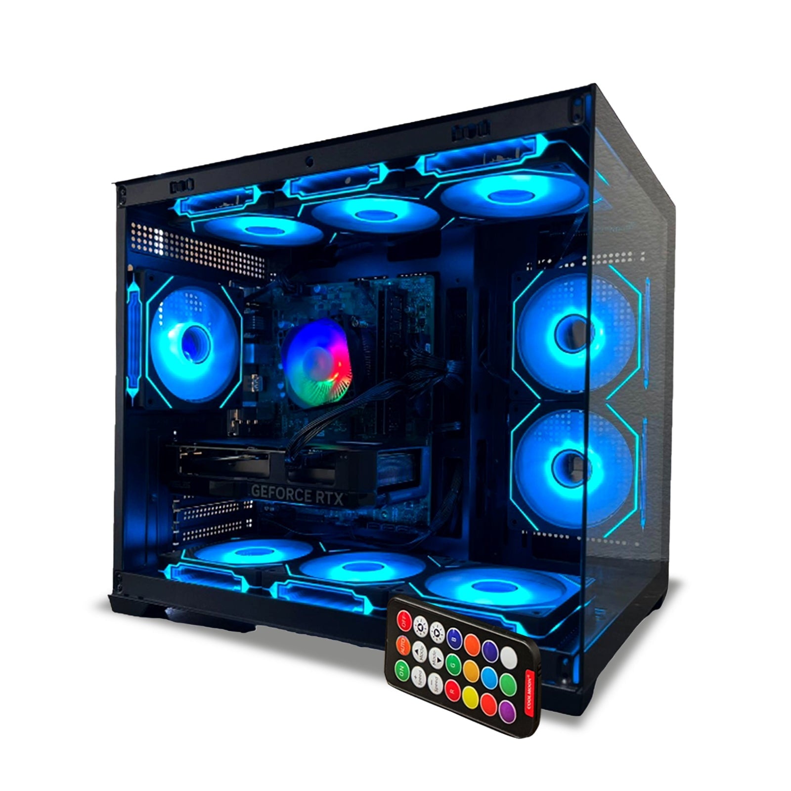 Video Editing Gaming PC Computer Desktop, RTX 3050 8GB, Xeon E5-2690 V