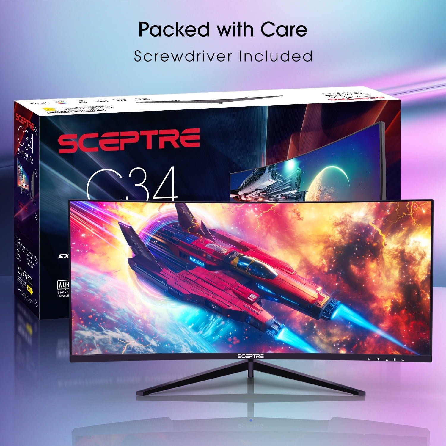Sceptre New Curved 30-inch Gaming monitor up to 200Hz 1800R 2025