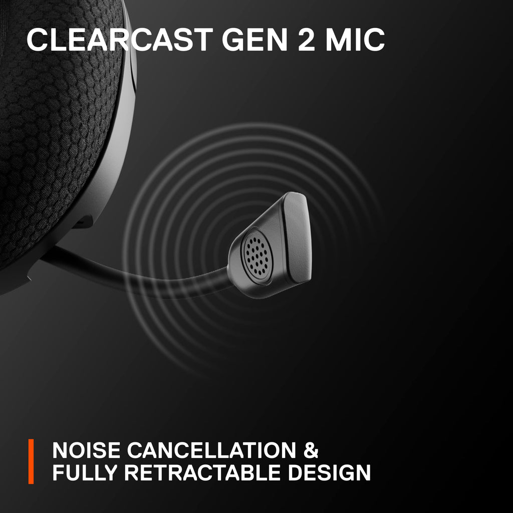 New SteelSeries Arctis Nova 1P Multi-System Gaming Headset — Hi-Fi Drivers — 360° Spatial Audio — Comfort Design — Durable — Lightweight — Noise-Cancelling Mic — PS5/PS4, PC, Xbox, Switch - White