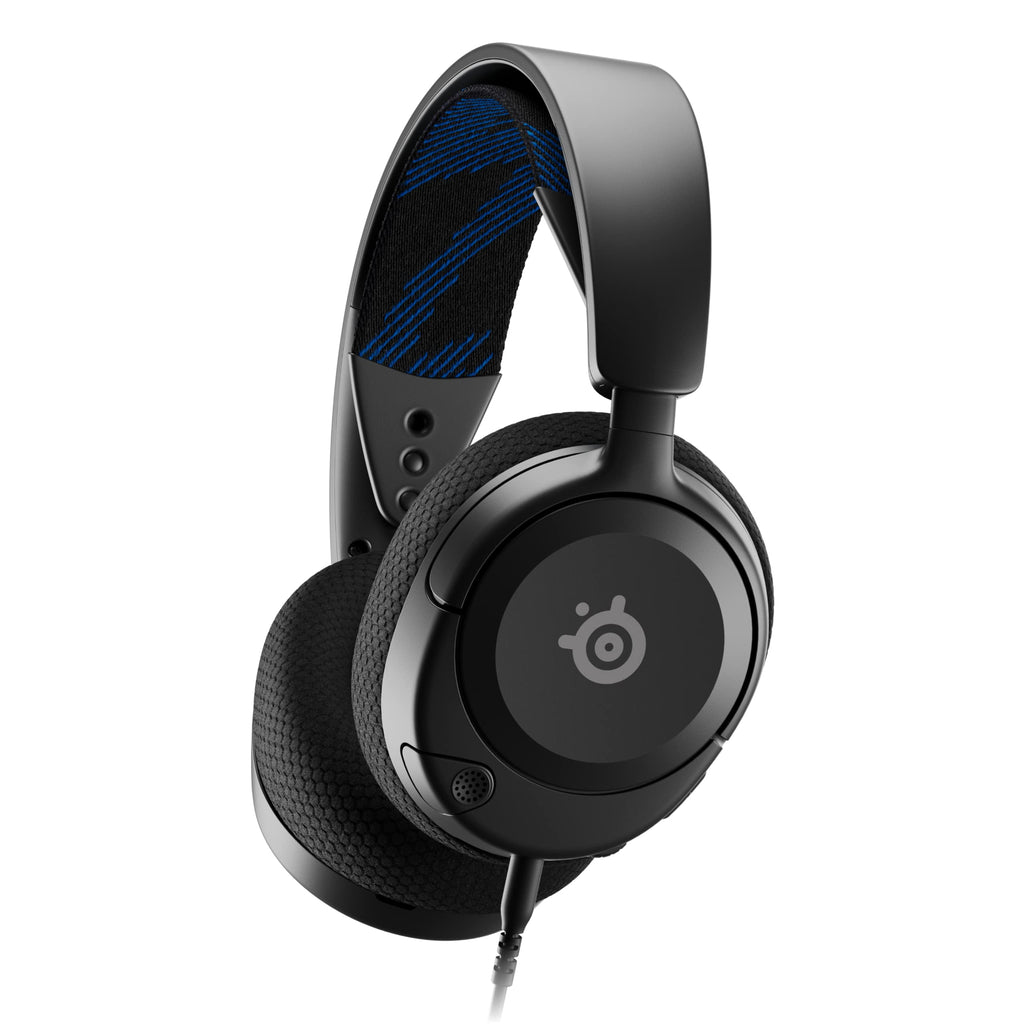 New SteelSeries Arctis Nova 1P Multi-System Gaming Headset — Hi-Fi Drivers — 360° Spatial Audio — Comfort Design — Durable — Lightweight — Noise-Cancelling Mic — PS5/PS4, PC, Xbox, Switch - White