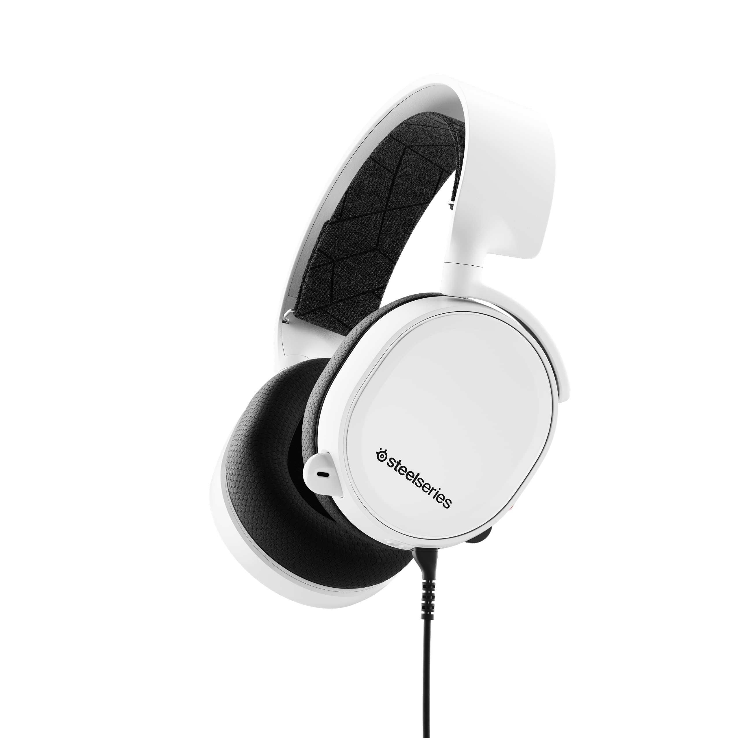 New SteelSeries Arctis Nova 1P Multi-System Gaming Headset — Hi-Fi Drivers — 360° Spatial Audio — Comfort Design — Durable — Lightweight — Noise-Cancelling Mic — PS5/PS4, PC, Xbox, Switch - White