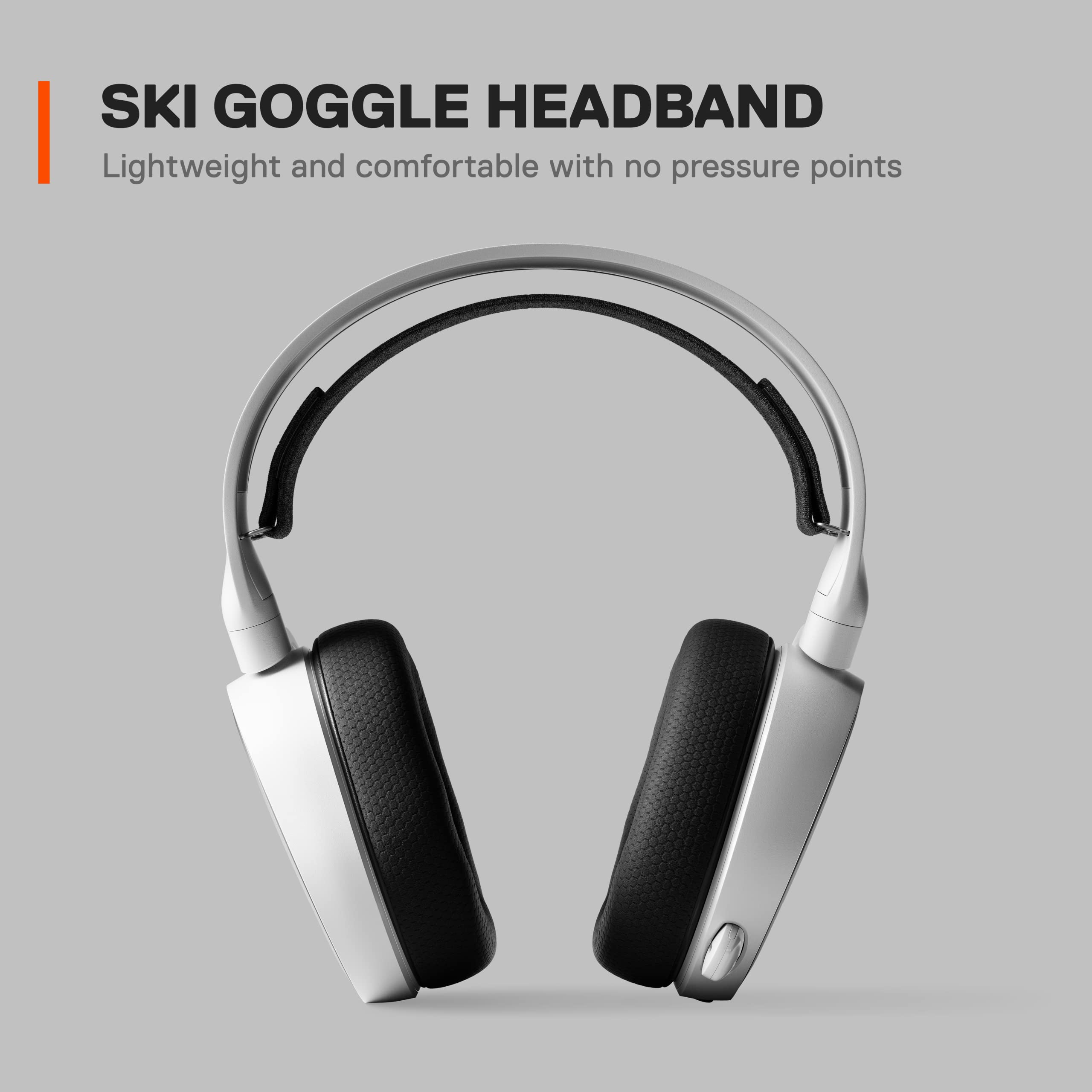 New SteelSeries Arctis Nova 1P Multi-System Gaming Headset — Hi-Fi Drivers — 360° Spatial Audio — Comfort Design — Durable — Lightweight — Noise-Cancelling Mic — PS5/PS4, PC, Xbox, Switch - White