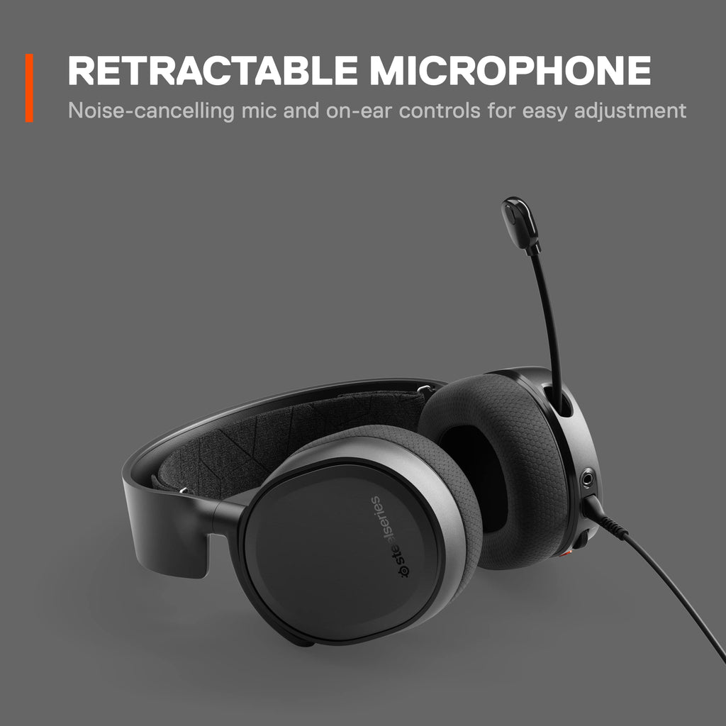 New SteelSeries Arctis Nova 1P Multi-System Gaming Headset — Hi-Fi Drivers — 360° Spatial Audio — Comfort Design — Durable — Lightweight — Noise-Cancelling Mic — PS5/PS4, PC, Xbox, Switch - White