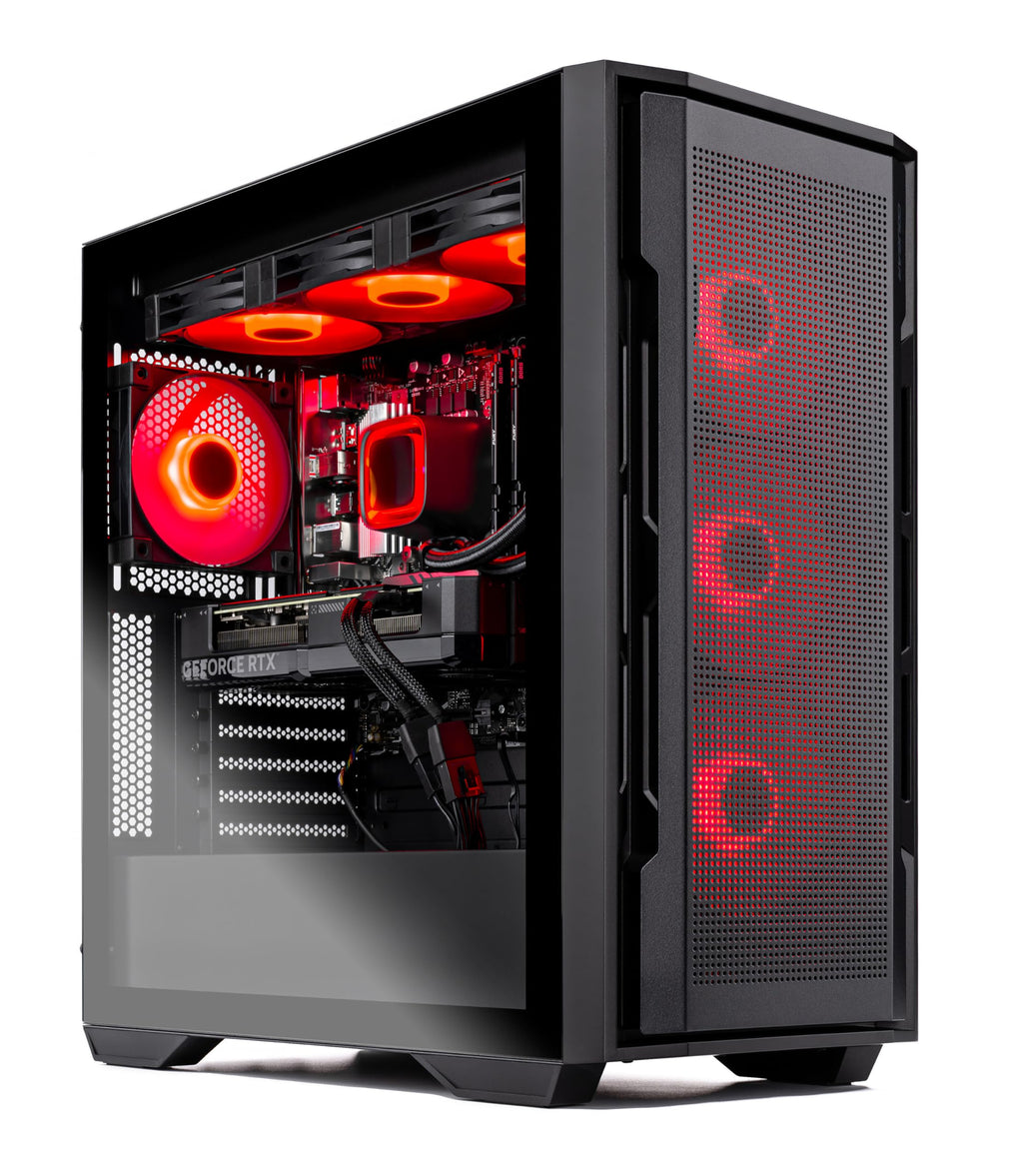 Skytech Archangel Gaming PC Desktop, Ryzen 7 5700 3.7 GHz (4.6GHz Turbo Boost), AMD RX 6600 8GB GDDR6, 1TB SSD, 16GB DDR4 RAM 3200, 650W Gold PSU, Wi-Fi, Win 11 Home