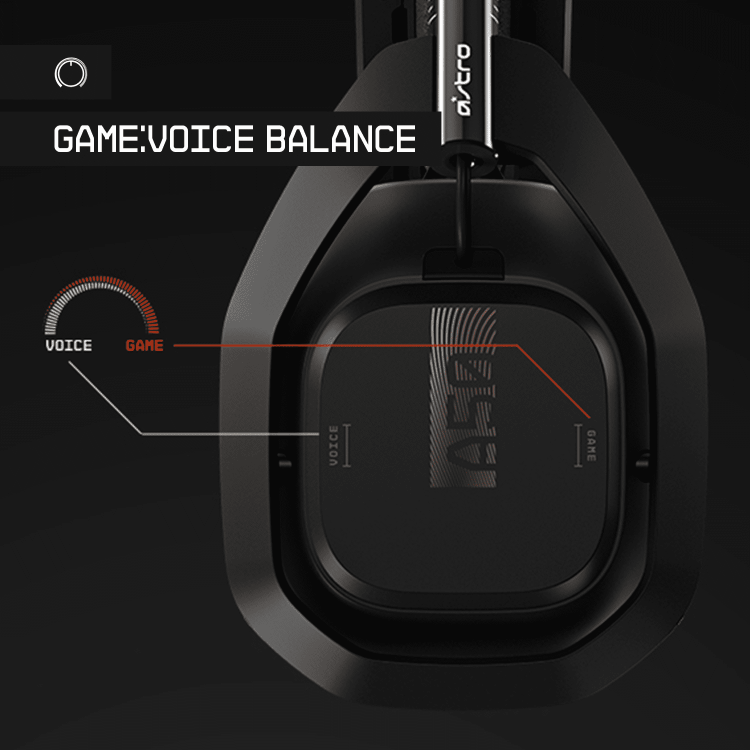 ASTRO Wireless Gaming Headset, Black