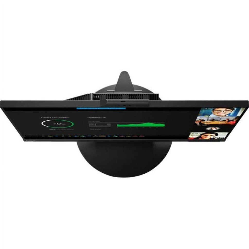 Lenovo ThinkCentre TIO27 27" Class Webcam WQHD LED Monitor, 16:9, Blac