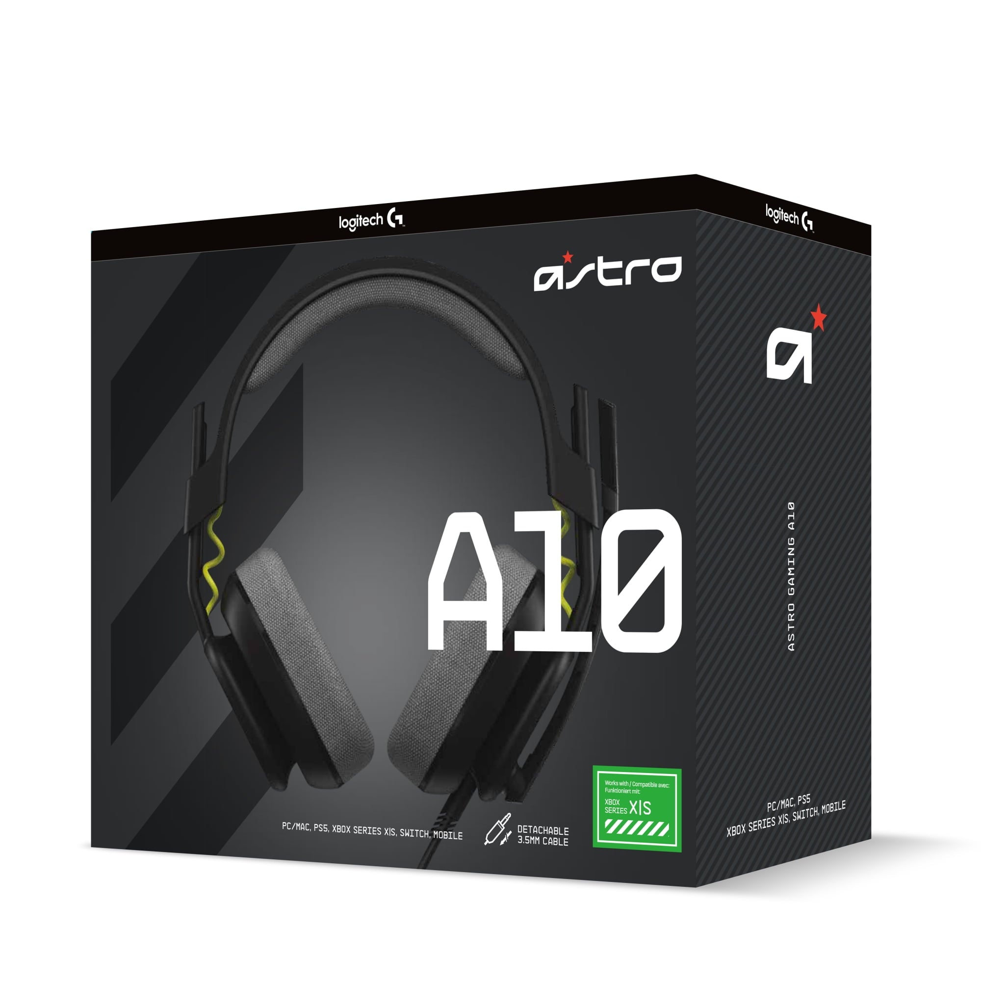 ASTRO A10 Gaming Headset Gen 2 Wired Headset - Over-ear gaming headpho