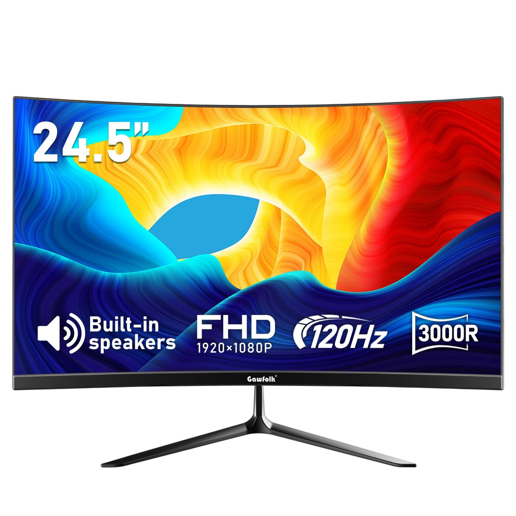 Gawfolk 24.5 inch 200Hz Gaming Monitor FHD 1080P - High Refresh Rate,