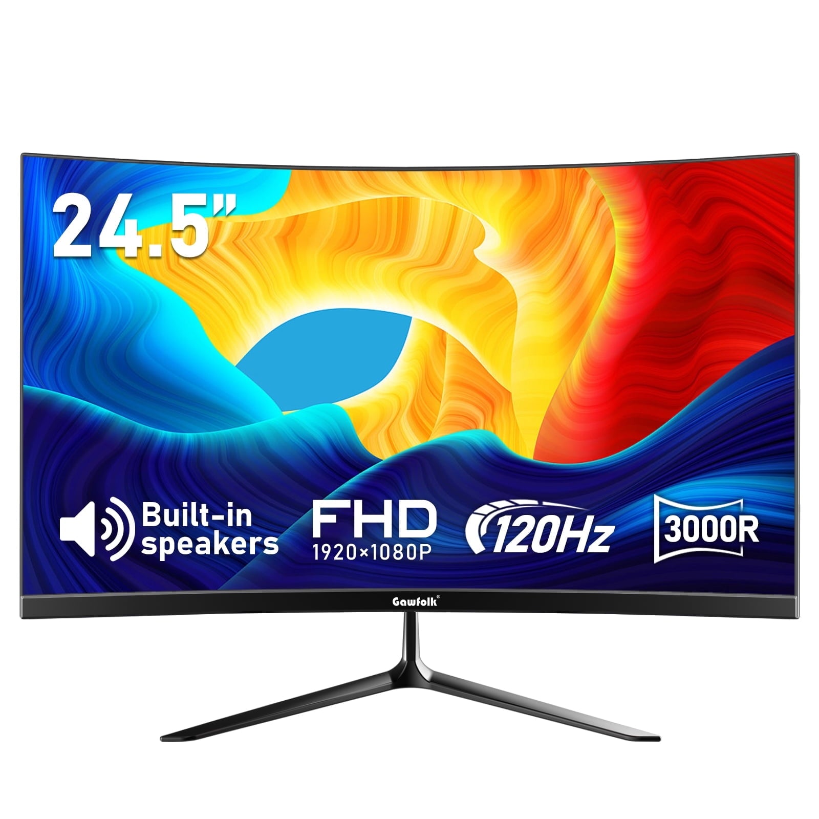Gawfolk 24.5 inch 200Hz Gaming Monitor FHD 1080P - High Refresh Rate,