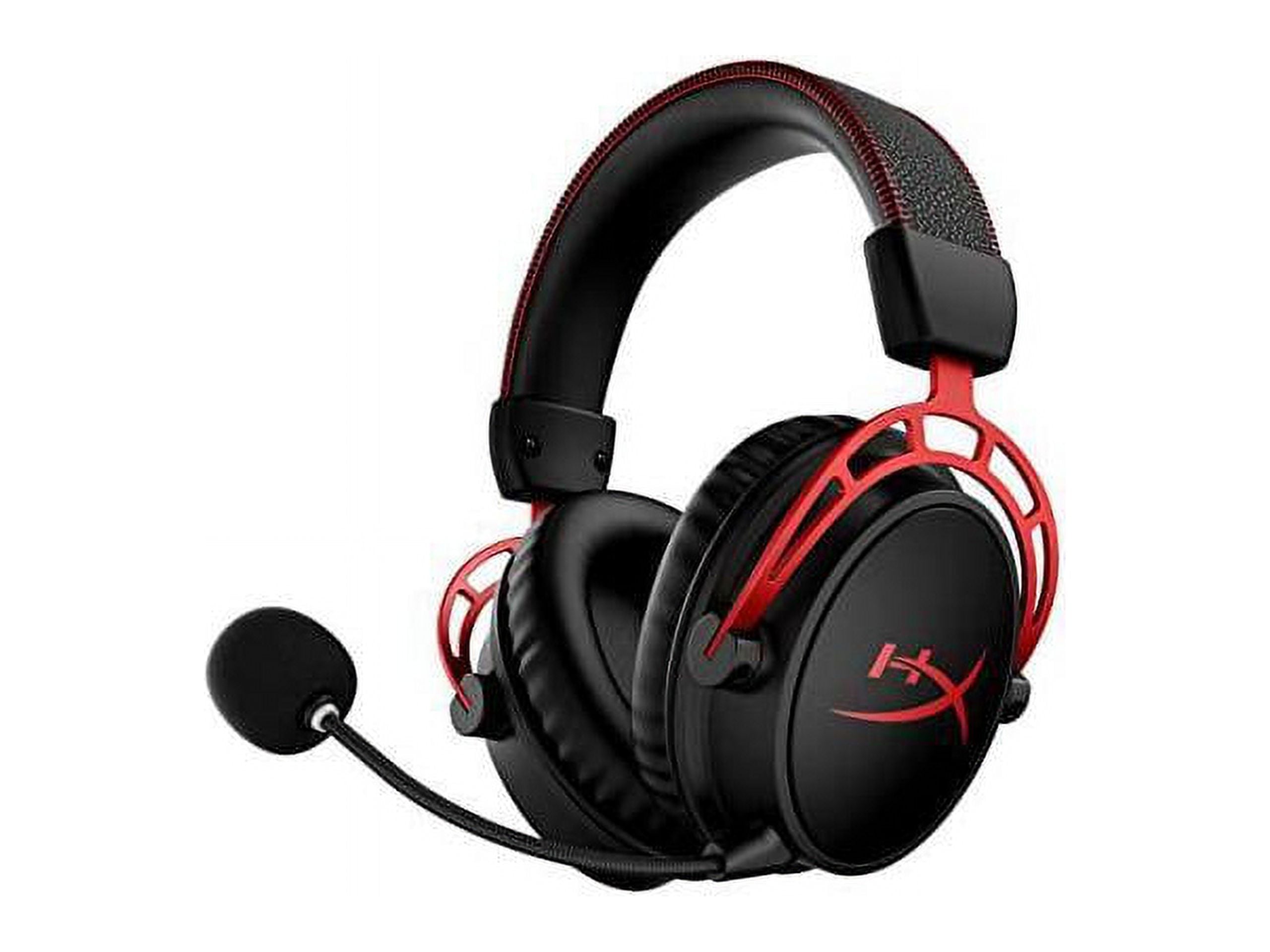 HyperX Cloud Alpha Wireless Over-Ear Gaming Headset, Red