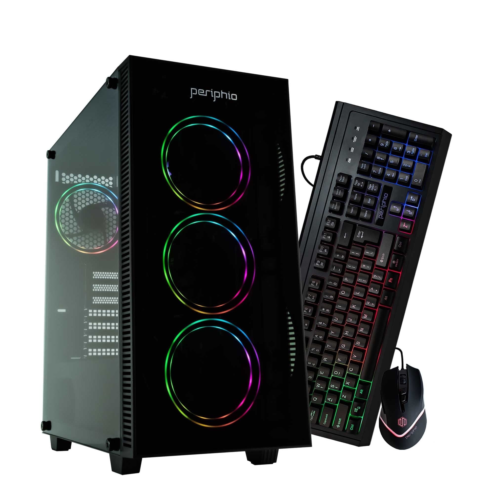 Periphio Terra Gaming PC Computer - AMD Ryzen 5 5600G | Radeon Vega 7