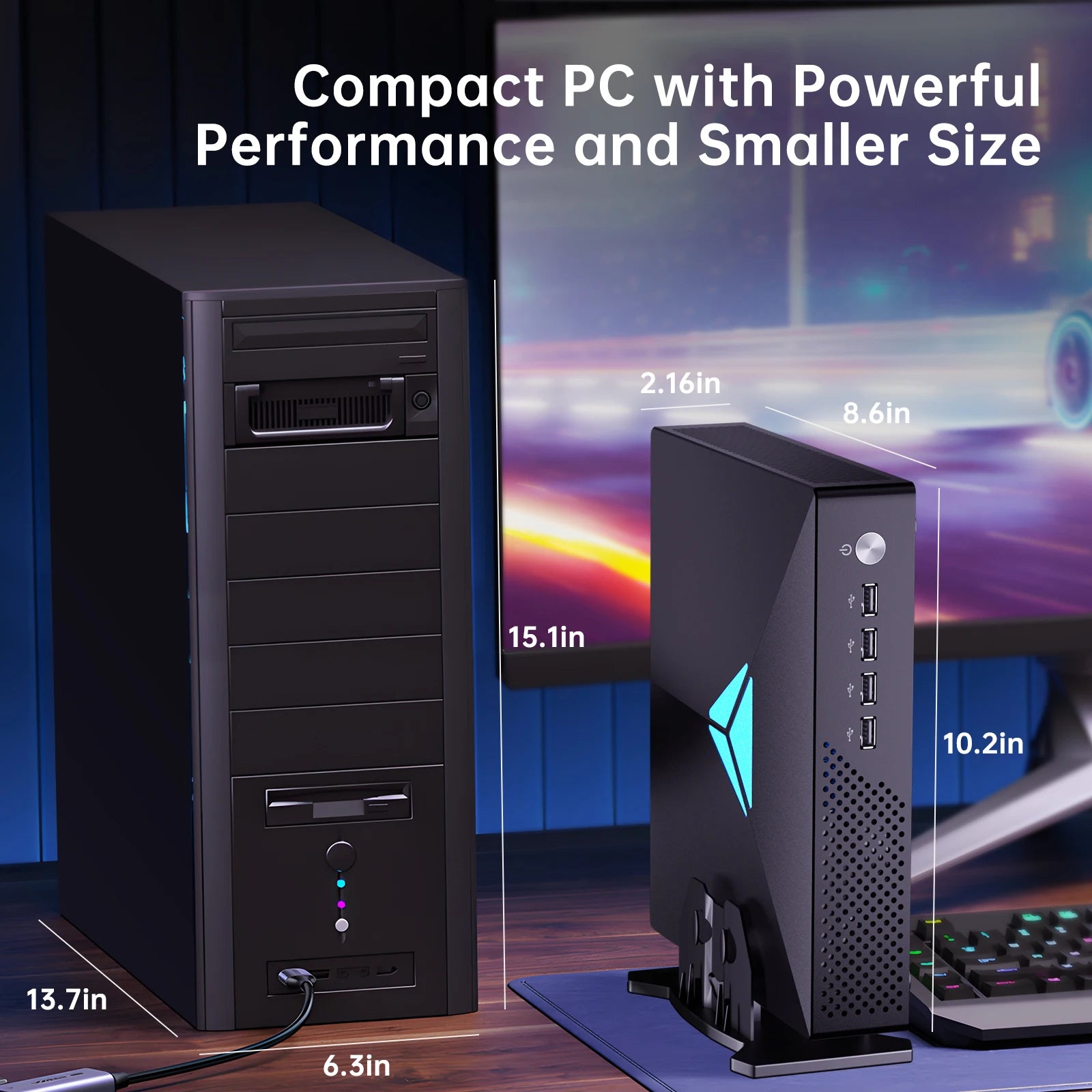 Gaming Mini PC GTX1650 4GB Video Card Mini PC Intel core I9-9900T Windows 11 Desktops Mini PC Gaming Computer DDR4 linux Wifi 6