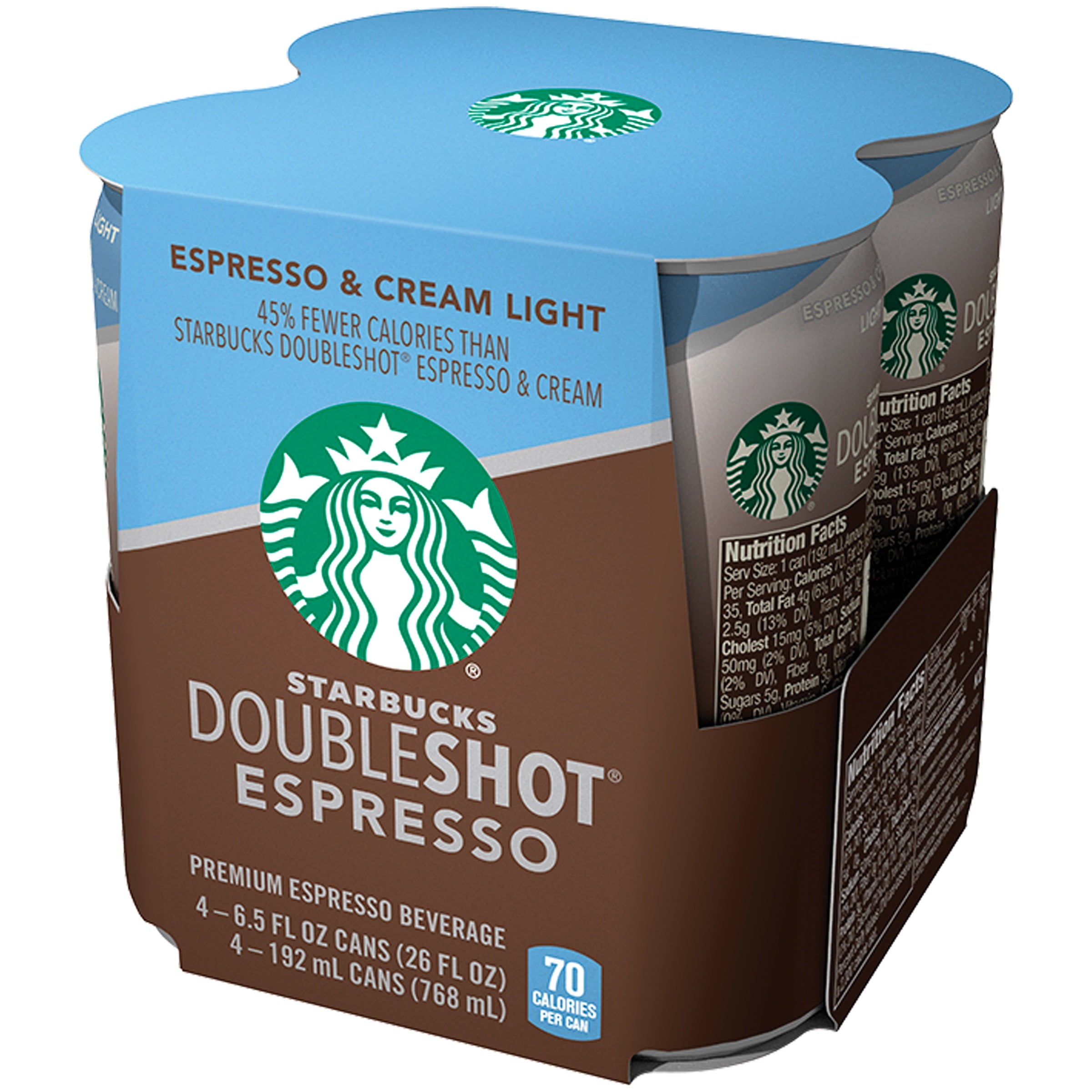 Starbucks Espresso Salted Caramel Cream 6.5 Fl Oz, 4 Count