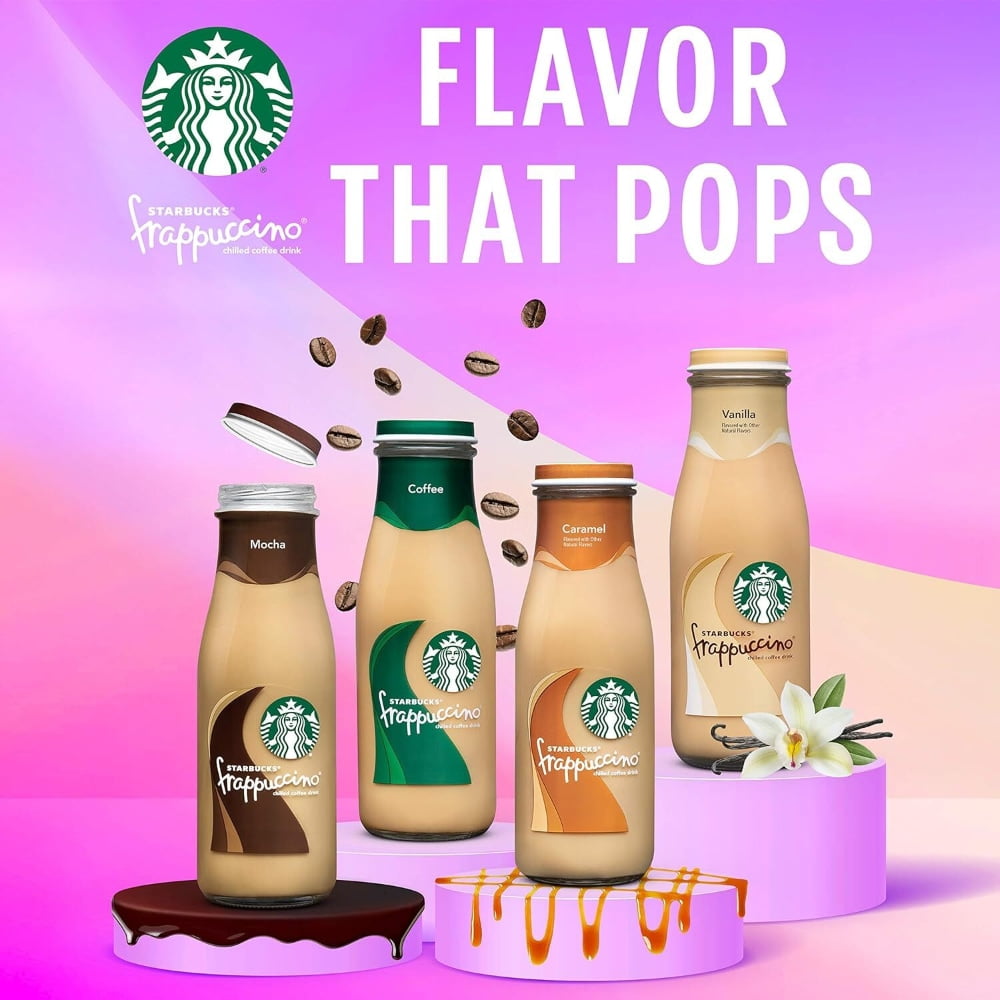 Starbucks Frappuccino Lite Sea Salt Caramel Gelato Iced Coffee Bottle