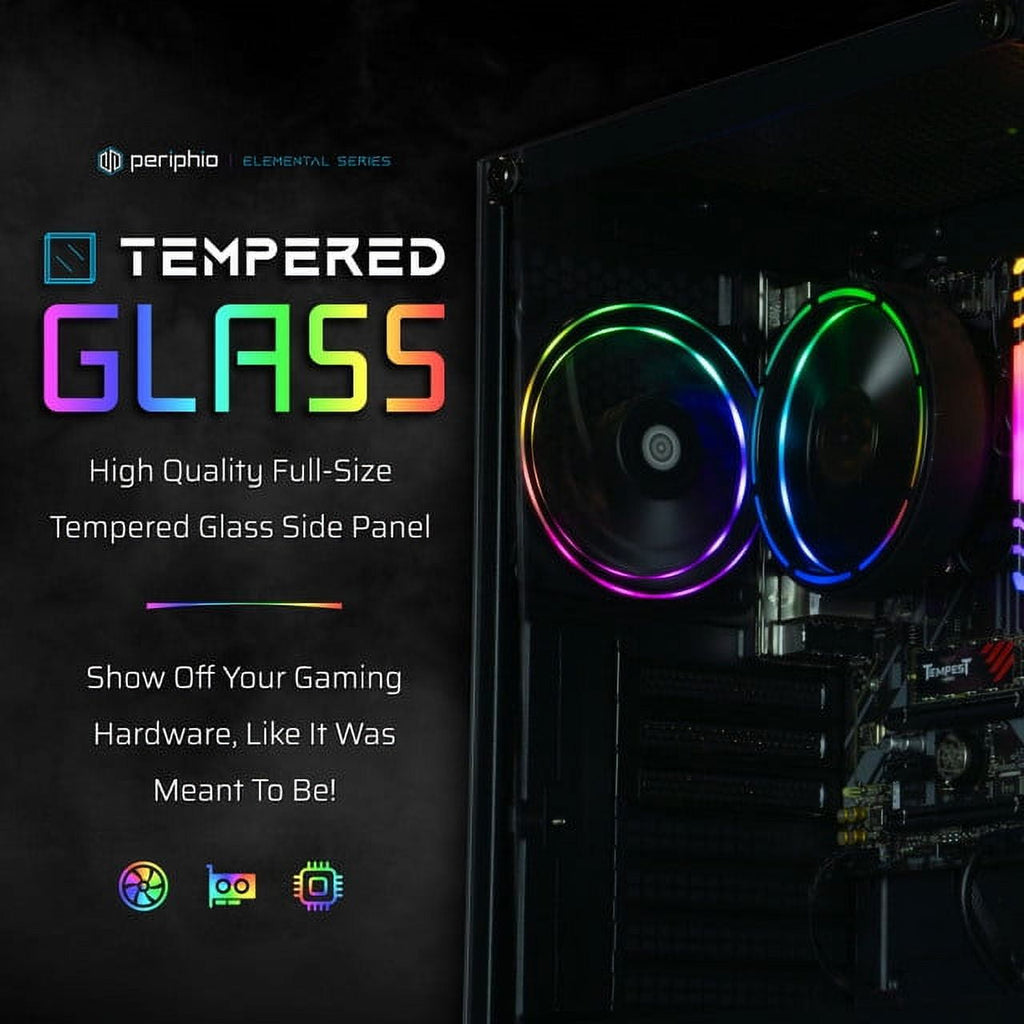 Periphio Terra Gaming PC Computer - AMD Ryzen 5 5600G | Radeon Vega 7