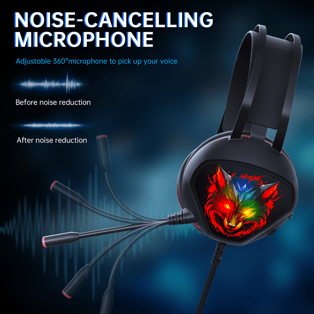 Ecomoment Gaming Headset for PC, PS5, Xbox Series X/S, Xbox One, Switc