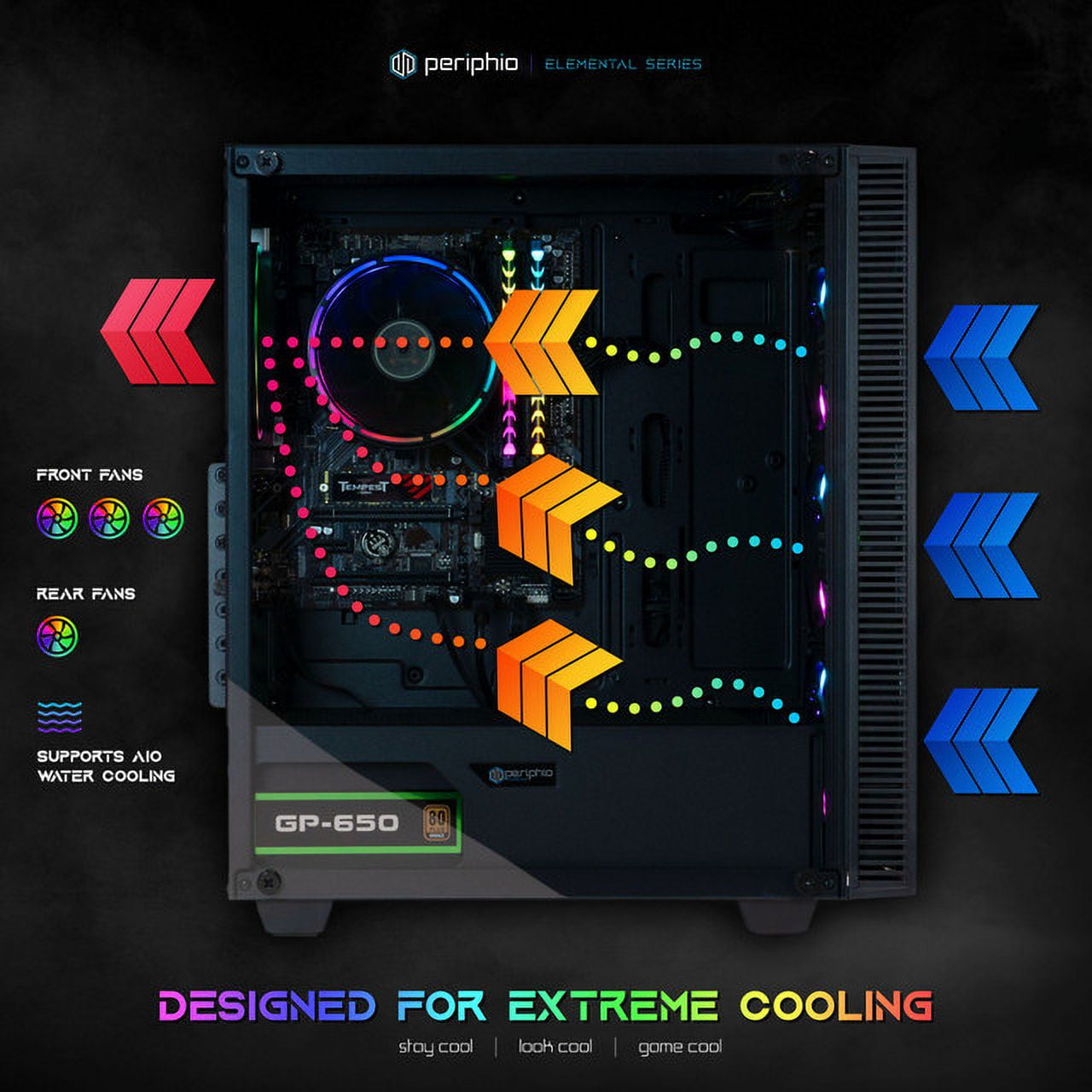 Periphio Terra Gaming PC Computer - AMD Ryzen 5 5600G | Radeon Vega 7