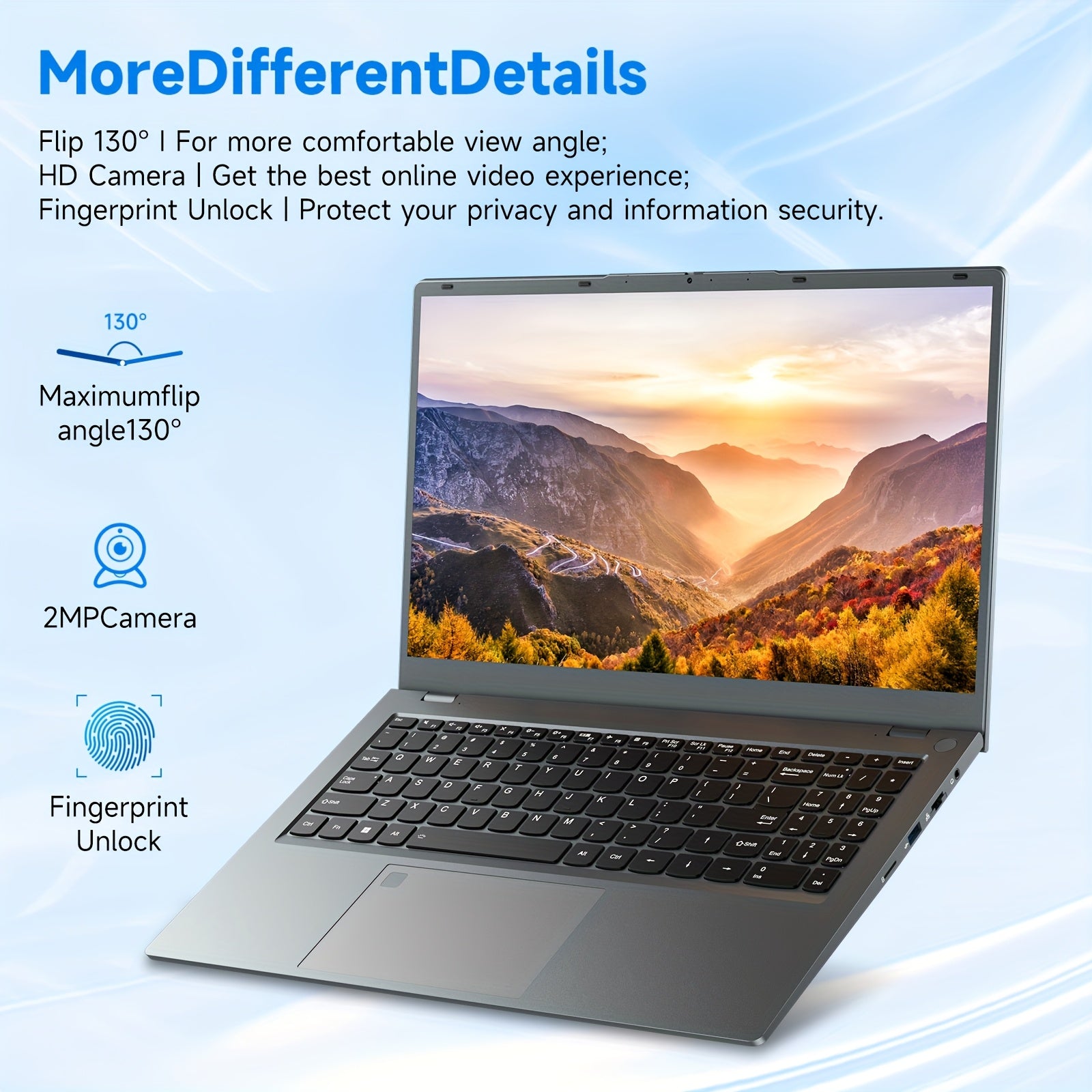 15.6-inch Laptop Gaming Computer, Core I5 1240P Processor, 8-core 12 Thread, 3.3GHz Clock Speed, 16GB for RAM, 512GB ROM, Cheap Laptop PC Suitable for Students And Office, Christmas Gift for Family And Friends