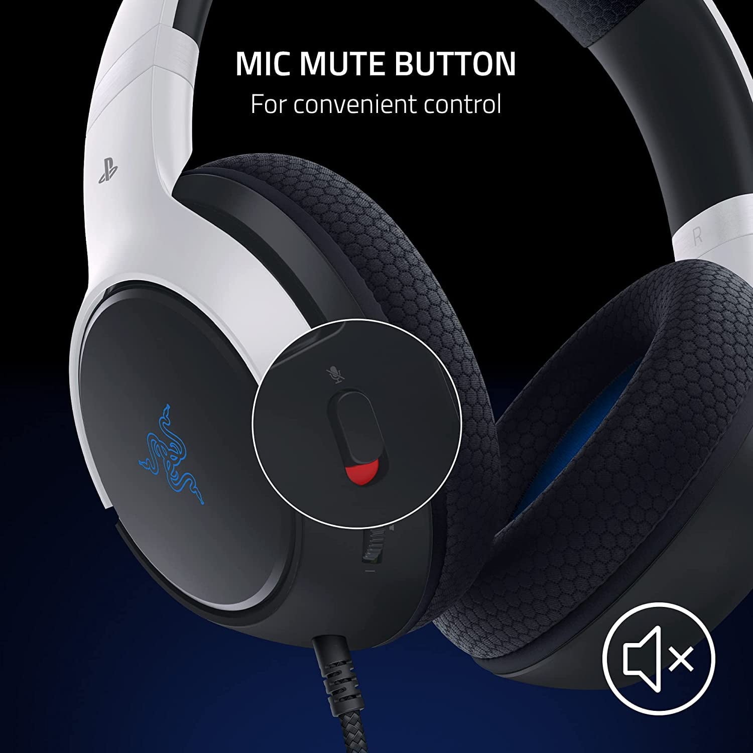 Razer Kaira X Wired Gaming Headset for PlayStation 5 / PS5, PS4, PC, M