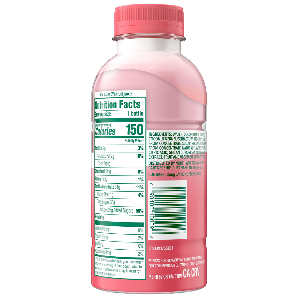 Starbucks Pink Drink, Strawberry Acai with Coconut Milk Beverage, 14 f