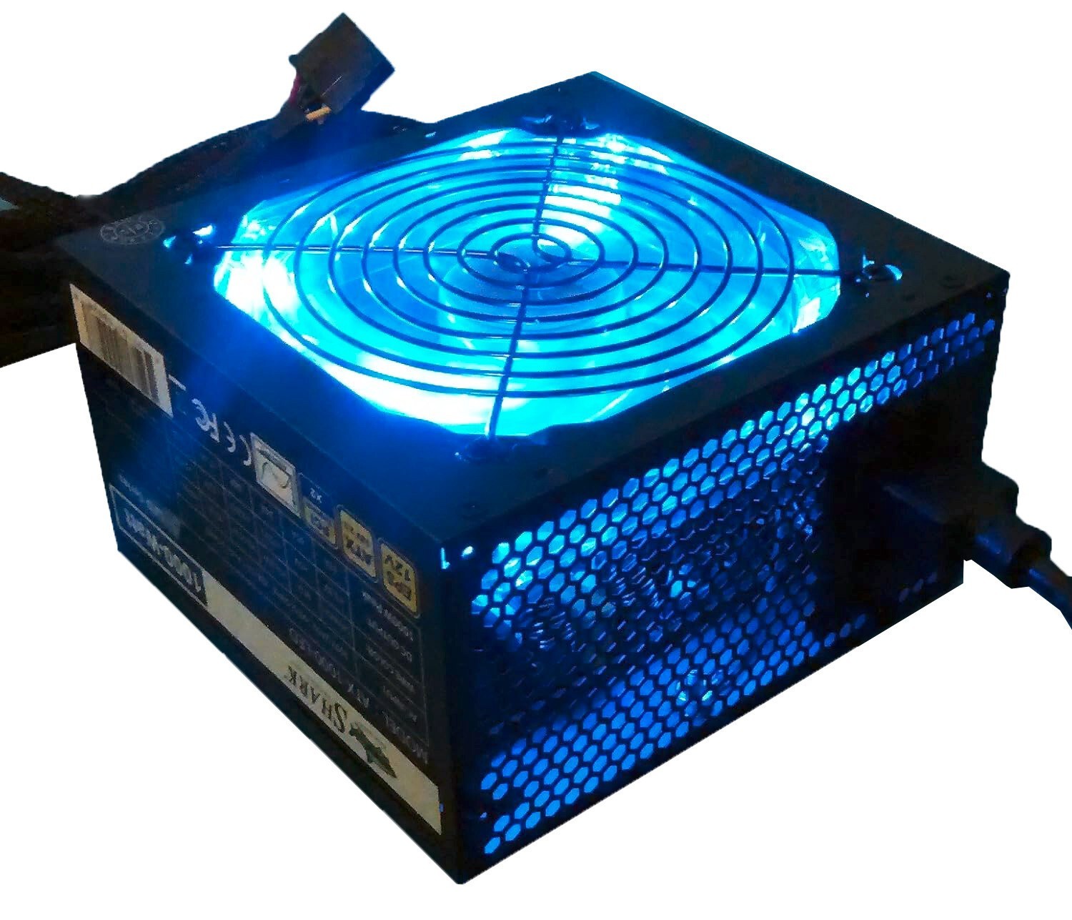 SHARK 1000W Gaming PC Power Supply for AMD Ryzen 5, 7 Motherboard/ GeForce GTX