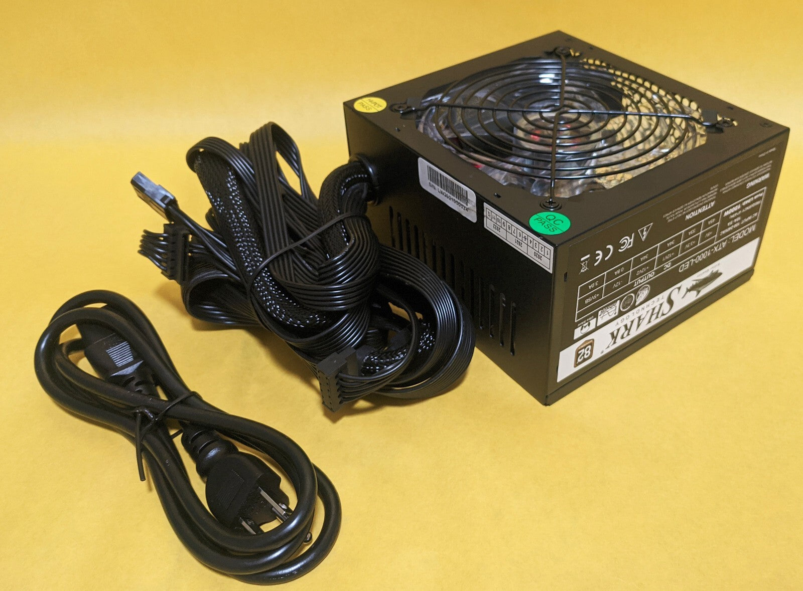 SHARK 1000W Gaming PC Power Supply for AMD Ryzen 5, 7 Motherboard/ GeForce GTX